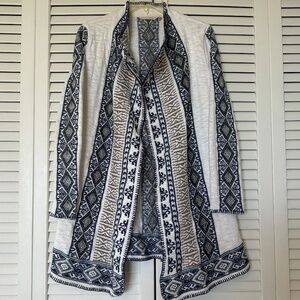 WOMEN'S SOFT SURROUNDINGS  SWEATER CARDIGAN WITH POCKETS, SIZE: MEDIUM